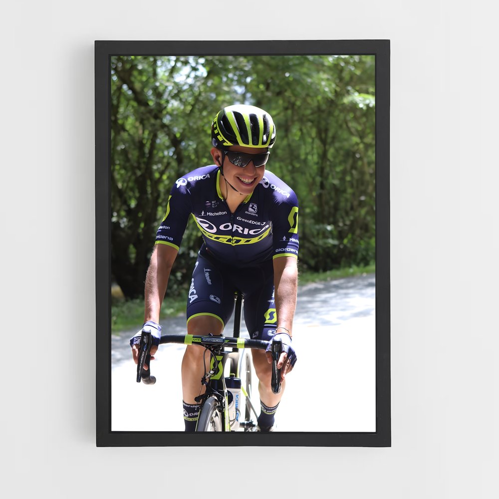 Poster La Route du Criterium – affiche Cyclisme (vue 2)